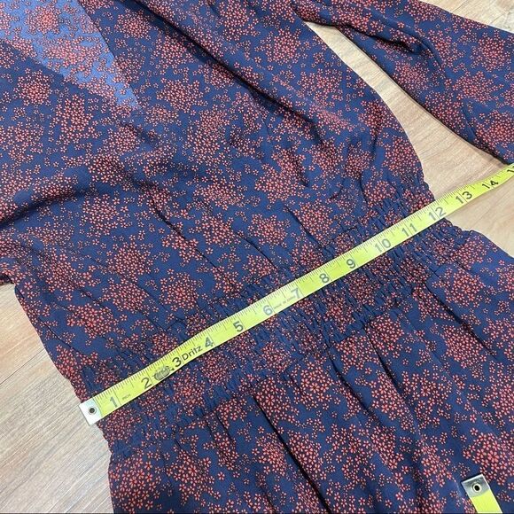 Michael Kors Womens Floral Fit & Flare Dress navy - Picture 5 of 8